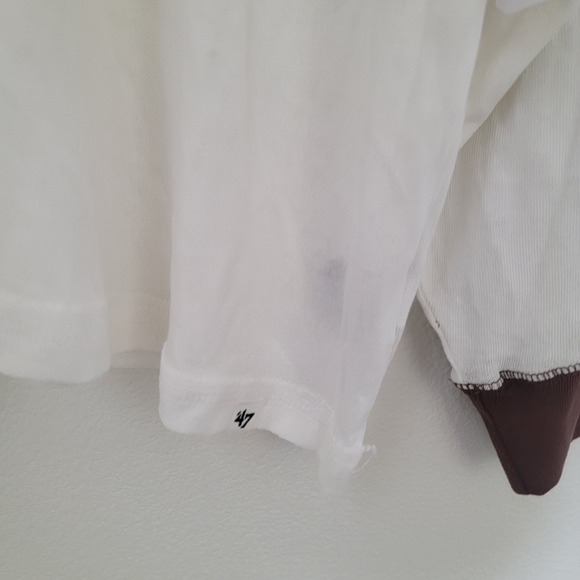 47 Womens San Diego Padres 2X Caribou Long Sleeve Shirt NWT Baseball 100% Cotton - Picture 8 of 15